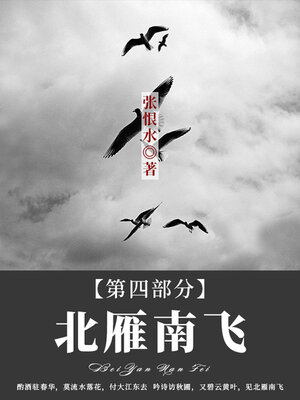 cover image of 北雁南飞·第四部分（张恨水经典小说）